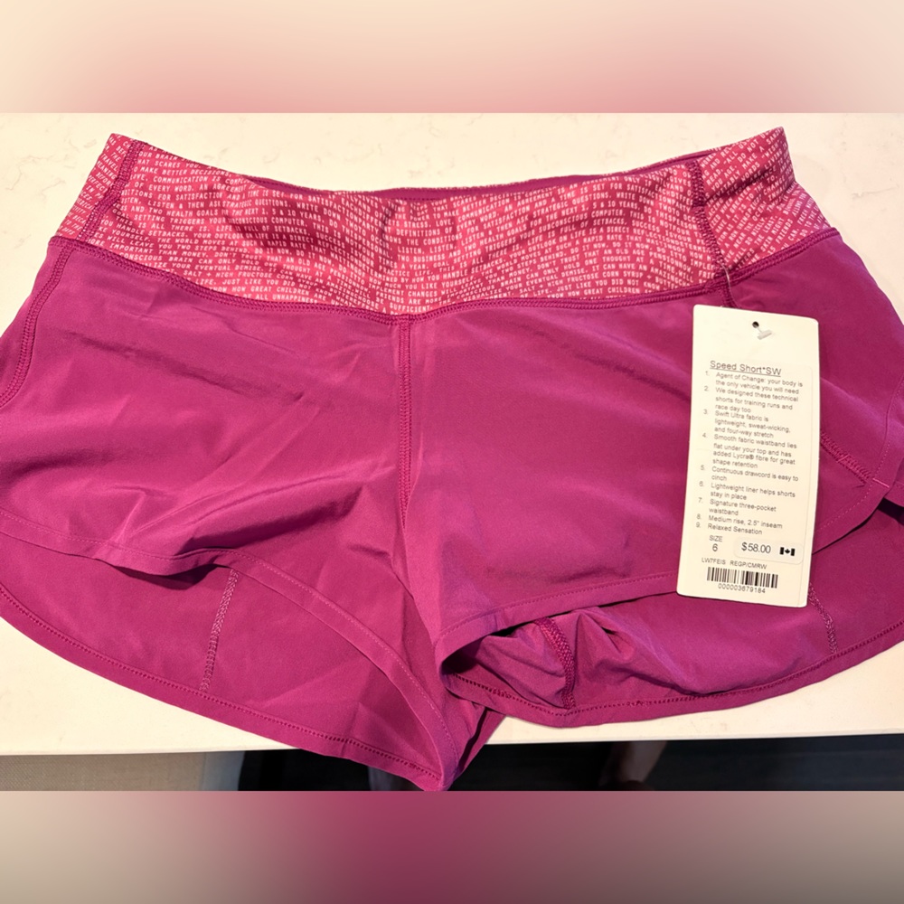 Lululemon Speed Shorts